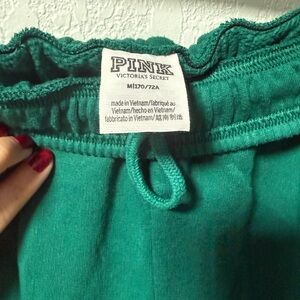 Victoria's Secret PINK green sweatpants